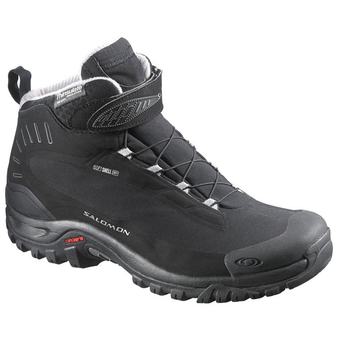 Salomon Israel DEEMAX 3 TS WP W - Mens Winter Boots - Black (EUNV-50476)